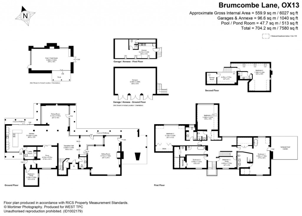 Floorplans For Brumcombe Lane, Bayworth & Sunningwell,