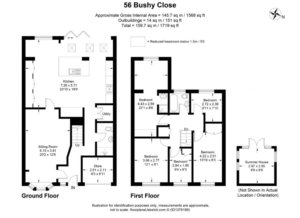 Floorplans For Bushy Close, Oxford
