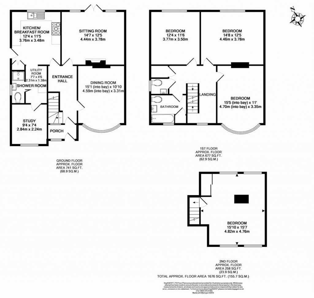 Floorplans For Staunton Road, Headington, Oxford