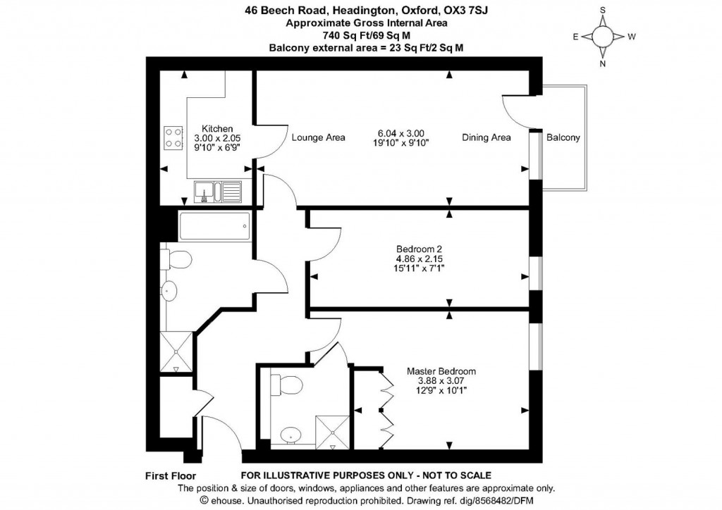 Floorplans For Beech Road, Headington